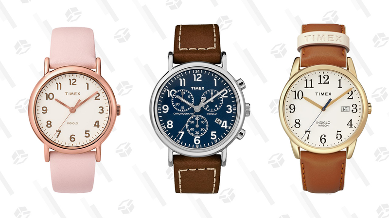 35% en el Easy Reader y en el Weekender | TIMEX | Usa el código EVERYDAY35Gráfico: Chelsea Stone